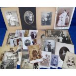 Photographs, selection of approx. 180 photos, mainly early 1900's inc. cartes de visite, cabinet