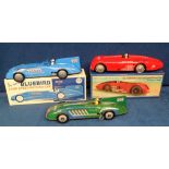 Modern & Reproduction Tinplate Toys, Schylling Bluebird Land Speed Record Car, Sunbeam 1000 Land