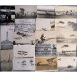 Postcards, a collection of 20 early aviation cards inc. 'Spirit of St Louis' Culver Pictures no