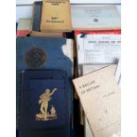 Theatre / Entertainment, 11 books and booklets from the library of the actor John Moffatt to include