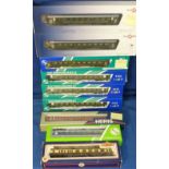 HO Gauge Model Railway Coaches & Rolling Stock, by various makers including Sachsenmodelle 500395 (