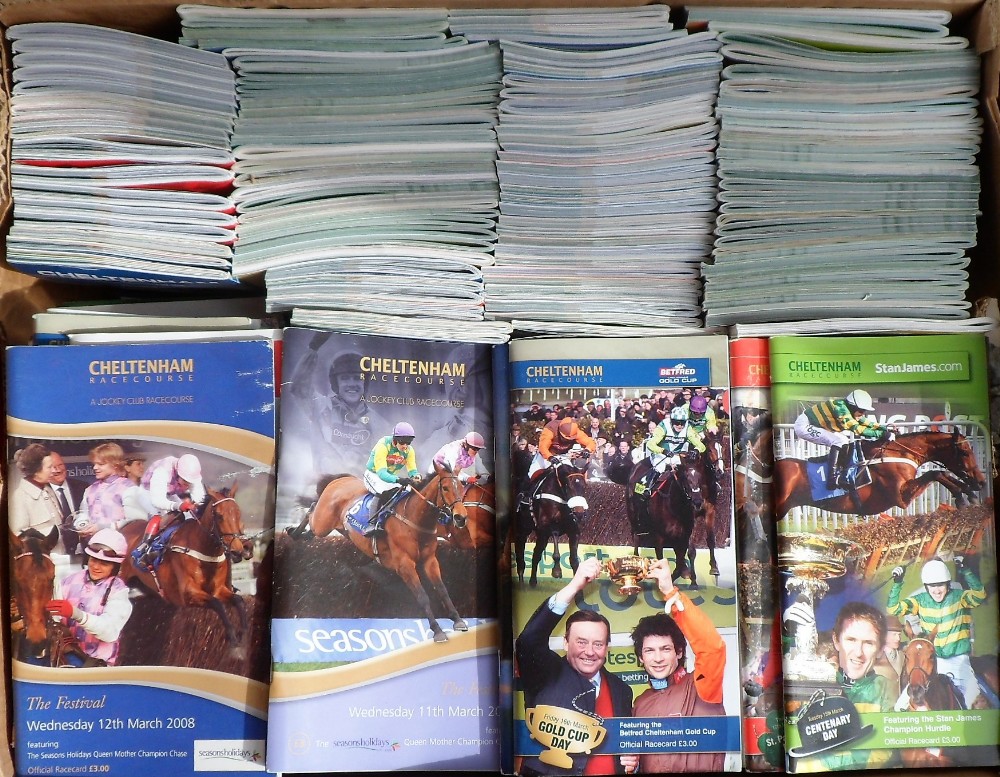 Horse Racing, Cheltenham, collection of approx. 280 modern race cards from 2000s onwards, range of