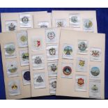 Tobacco silks, Phillip's, Arms of Countries & Territories, 'M' size, 56 different, mounted on