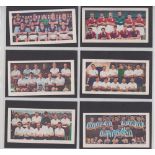 Trade cards, Soccer Bubble Gum, Soccer Teams 2 sets, No. 1 & No. 2 Series, 'T' size (gd/vg) (96)