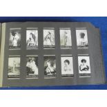 Cigarette cards, Ogden's, Guinea Gold, vintage slot-in London Cigarette card album containing a