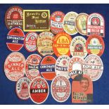 Beer labels, a mixed selection of 22 U.K labels various shapes, sizes and brewers inc. Elgood & Sons