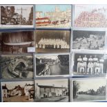 Postcards, Yorkshire, a collection of 70+ cards, RP's and printed inc. Hull, Leeds, Royal Visits (