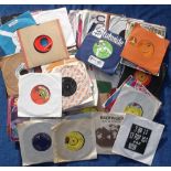 Vinyl Records, approx. 120 7" vinyl singles, mostly 1960s/1970s, many with company sleeves,