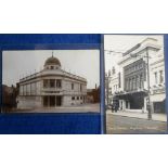 Postcards, Croydon, 2 RP's by C H Price, Davis Theatre & The Orpheum Picture Palace, both unused, (