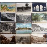 Postcards, Foreign selection of approx. 190+ cards, RP's and printed, various locations inc.