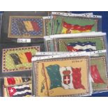 Tobacco Felts, ATC, National Flags, a collection of 65+ felts, mostly 'G' & 'E' size (gd/vg)