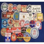 Beer labels, a mixed selection of 31 U.K labels various shapes, sizes and brewers inc. Bateman & Son