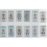 Cigarette cards, Cope's, Noted Footballers (Clip's, 120 subjects), Notts County, 9 different cards