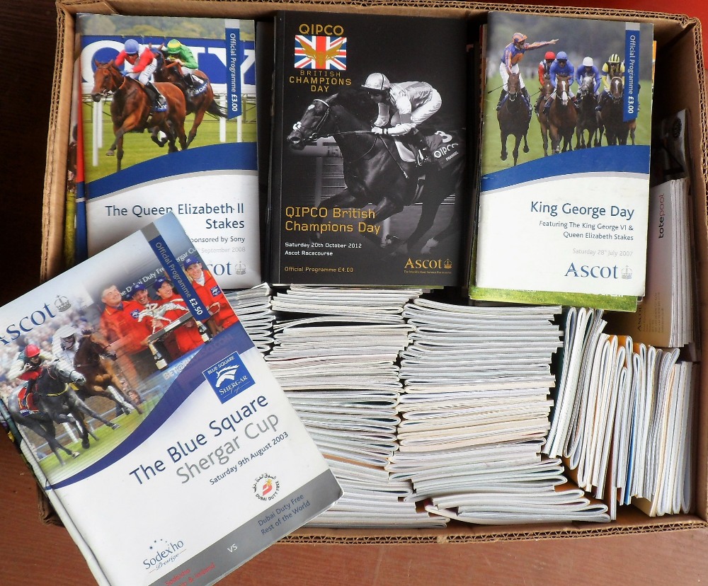 Horse Racing, collection of approx. 350 race cards for either Goodwood (80) or Ascot (260), all from