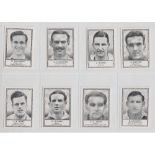 Trade cards, Barratt's, Famous Footballers (non descriptive), 'M' size, ref HB-37 (B) (set, 50