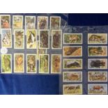 Trade cards, Brooke Bond, South Africa, Wild Van Afrika, (one language) (11 cards) & (Bilingual)