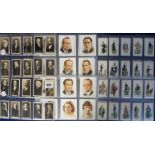 Cigarette cards, three sets, Carreras British Prime Ministers (27 cards), Notable MP's (50