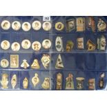 Cigarette cards, USA, Kinney, Novelties, circular and die-cut (36 cards) (mixed condition, poor/