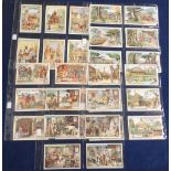 Trade cards, Liebig, a collection of 5 Dutch Language sets, Hindu Gods S1041, Equatorial Countries