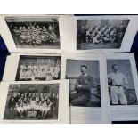 Football & Rugby, a collection of 100+ large, photographic book plates from the 1890's, player