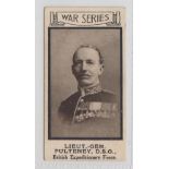 Cigarette card, Wilson & Co, War Portraits, type card, no 38, Lieut.-Gen. Pulteney, D.S.O. (gd) (1)