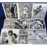 Olympics, Munich 1972, a collection of 40+, 8x10", b/w press photos all by George Herringshaw each