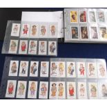 Trade cards, Brooke Bond, album containing 13 scarcer sets inc. Chimp stickers (3 sets, Tak Tic