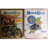 Motor Cycle Magazine, 25+ magazines dating from 1949-1962 (fair) (25+)