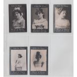 Cigarette cards, Cope's, Actresses & Beauties, 5 cards Jessie Bateman, Frances Earle, Olway