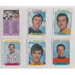 Trade cards, A&BC Gum, Footballers (Did You Know, Scottish) (74-144) 'X' size (set, 71 cards) (vg,