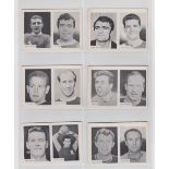 Trade cards, A&BC Gum, Footballers (In Pairs, 111-220) (set, 55 cards) (some with slight age