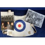 Speedway, Aldershot, Leather Race Jacket (no 1) sold with 2 later reproduction team photographs, one
