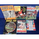 Football, small selection of items inc. Evening Standard World Cup Special booklet 1966, Charles