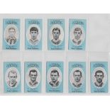 Cigarette cards, Cope's, Noted Footballers (Clip's, 500 subjects), Hull City, 9 cards, nos 355-363