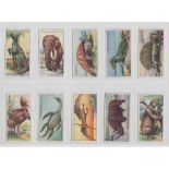 Cigarette cards, Edwards, Ringer & Bigg, Prehistoric Animals (set 25 cards) (gen gd)