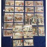 Trade cards, Liebig, a collection of 5 Dutch Language sets, The Crusades 3 S811, The Emotions