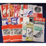 Speedway programmes, a collection of 80+ 1960's programmes, various tracks, inc. Aldershot, Belle