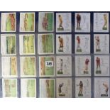 Cigarette cards, Golf, 2 'L' size sets, Wills Golfing (25 cards, 1 fair the rest gd) & Players