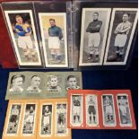 Trade cards, Topical Times, selection, sets, part sets & odds, Footballers (Triple Portraits) (set),