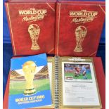 World Cup, Mexico '86 World Cup Masterfile, 3 bound volumes with Souvenir Portfolio. Volumes contain