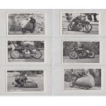 Trade cards, Castrol, Famous Riders (Motor Cycles) (set, 18 cards) (gd)