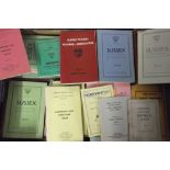 Football handbooks, a collection of handbooks from Amateur football, 1960's/80's, Sussex F.A. (