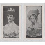Cigarette cards, Charlesworth & Austin, British Royal Family, two type cards, Her Majesty Queen