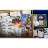 Trade cards, large accumulation of cards, loose, in special albums etc, many different issuers &