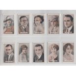 Cigarette cards, Gallaher Cinema Stars (set 100 cards) (mostly gd)