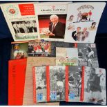 Football, Manchester Utd, a collection of event brochures and literature inc. Presentation Dinner