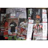 Football programmes, Southampton home programmes 2001-08 all £3 face value or more inc. opening of
