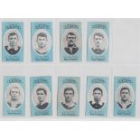 Cigarette cards, Cope's, Noted Footballers (Clip's, 500 subjects), Hull Kingston Rovers, 9 cards,