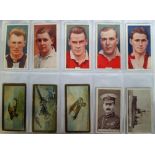 Cigarette cards, an album containing a mixed selection of cigarette cards, various manufacturers &