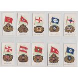 Cigarette cards, three sets, BAT, Ships Flags & Cap Badges, 1st & 2nd Series (both complete, 25